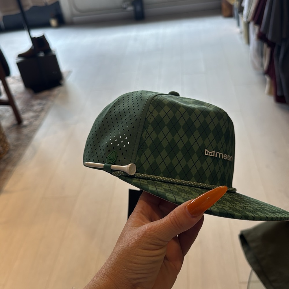 Melin Green Patterned Golf Hat